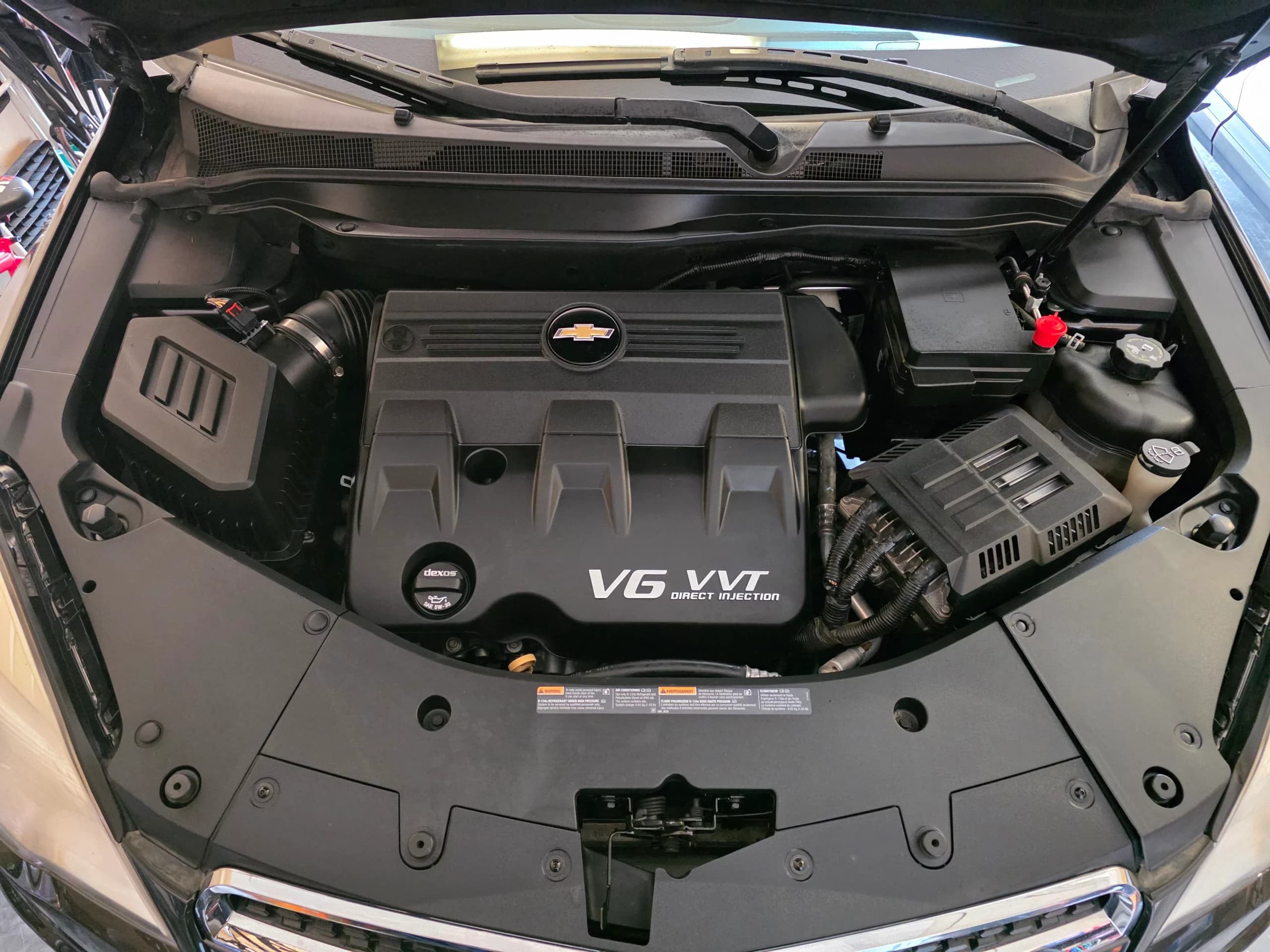 Detailed Chevrolet engine bay